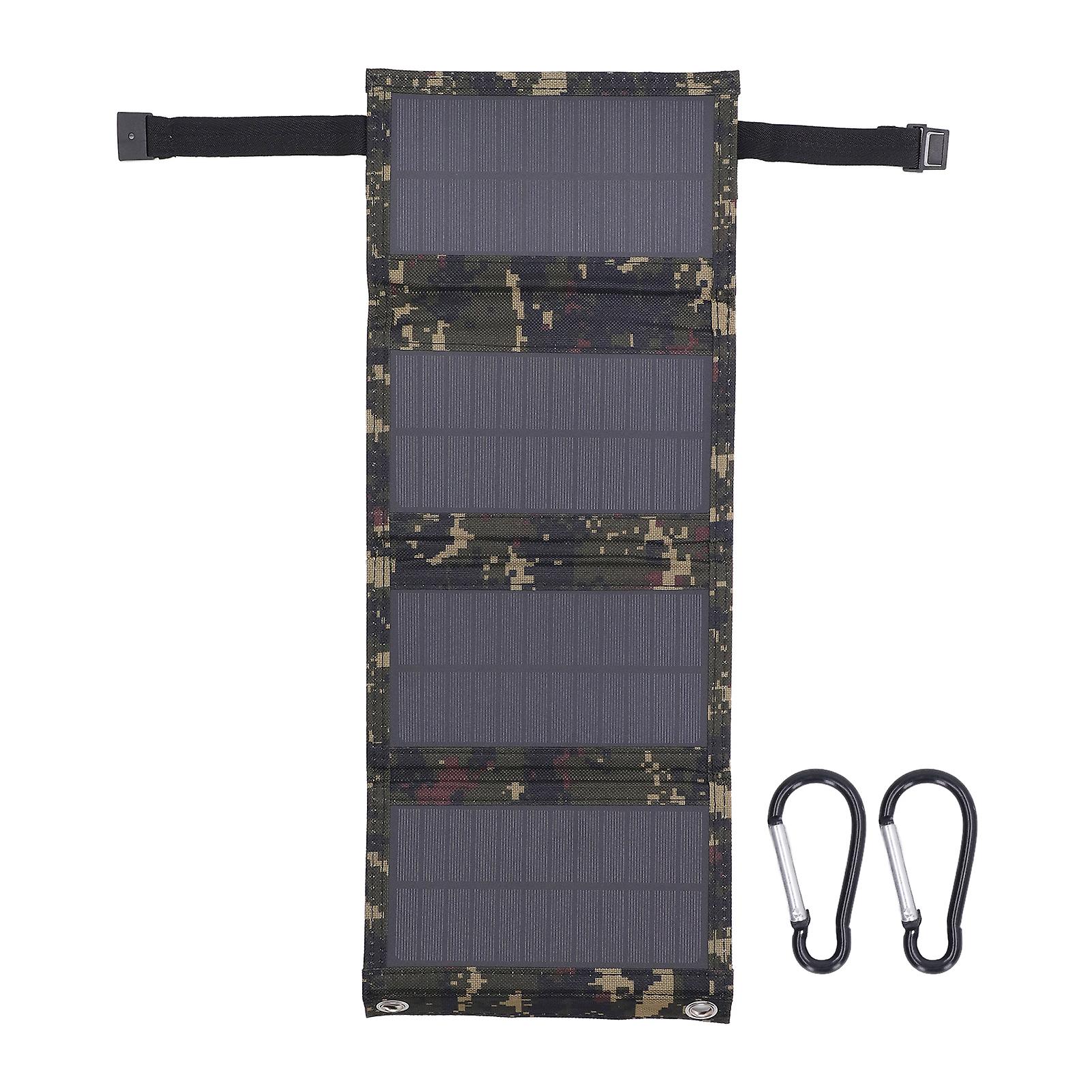 20W Foldable Solar Panel for Camping - Waterproof & Portable Design