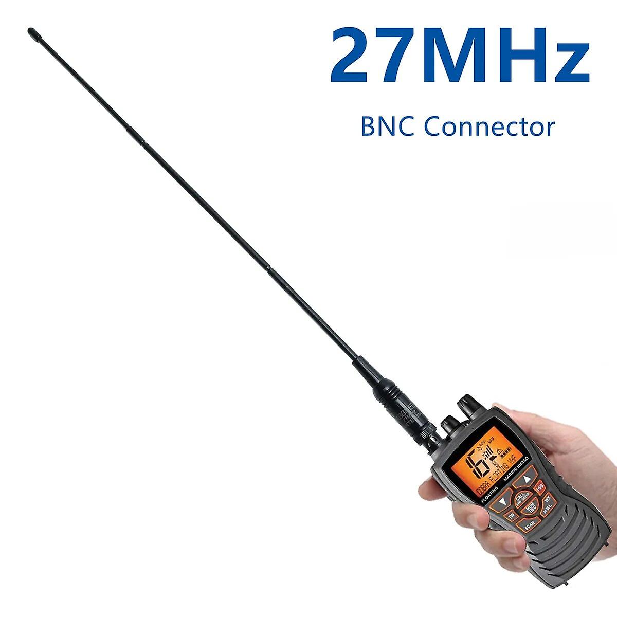 Antenna 27Mhz Connettore BNC Antenna 42CM per Walkie Talkie Palmare per Cobra Midland Uniden Anytone CB Radio Portatile ~ 16397