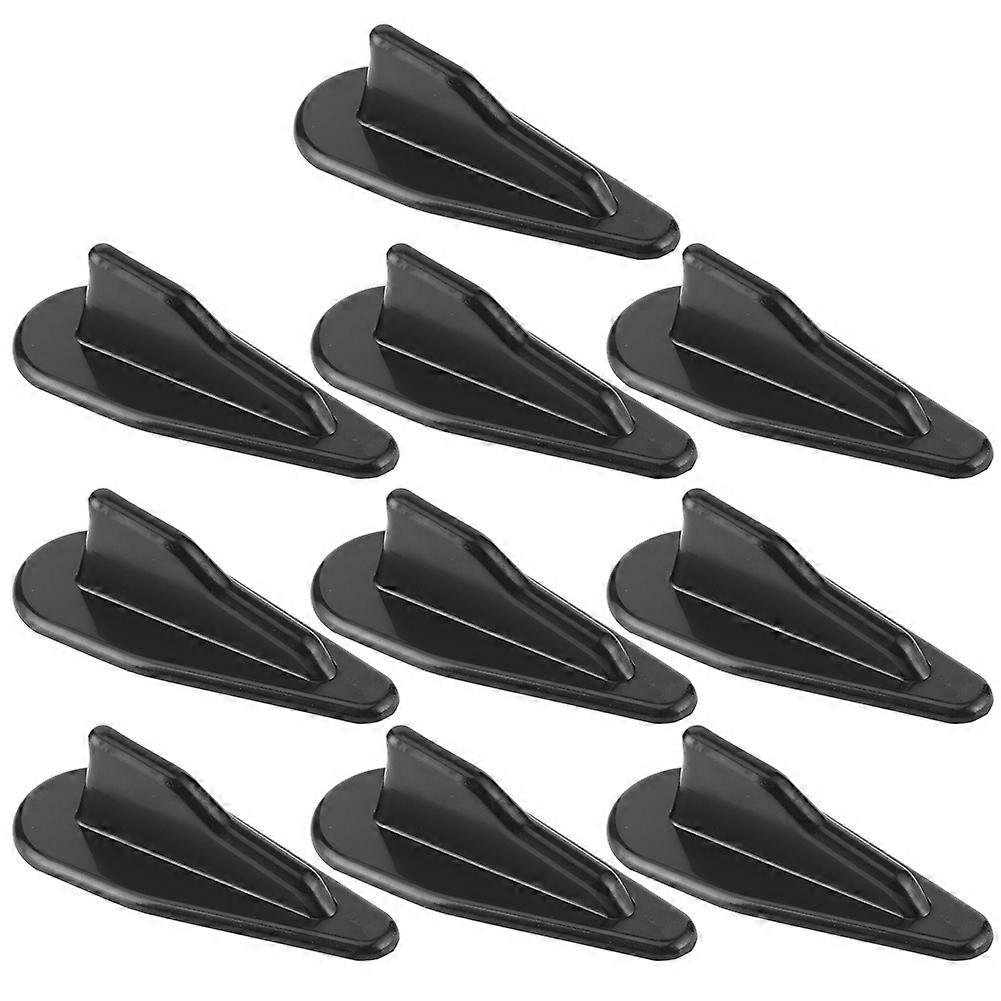 10pcs Universal Black Car Roof Shark Fins Vortex Generator