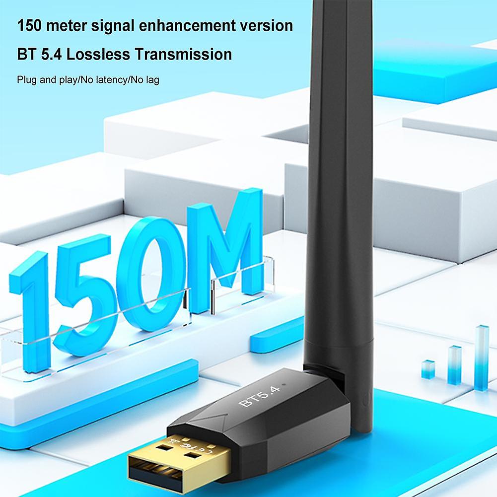 USB Dongle Adapter Bluetooth 5.4 Adapter 150MAdapter Driver for PC Wireless