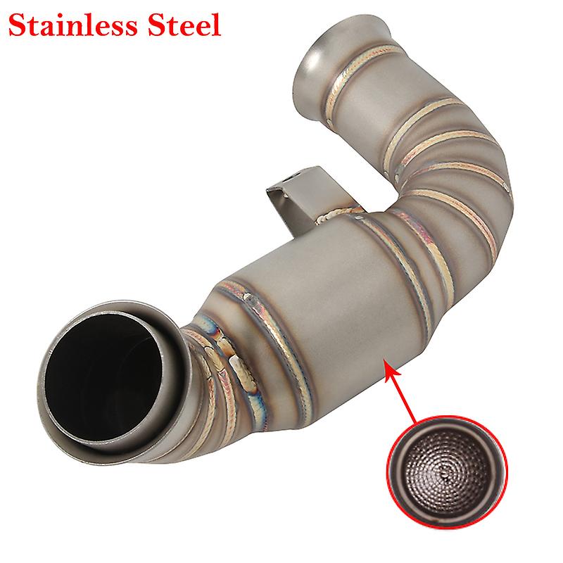Slip On For CFMOTO 800MT CF 800-5A 2021 2022 Stainless Steel Motorcycle Exhaust Escape Systems Middle Link Pipe Muffler