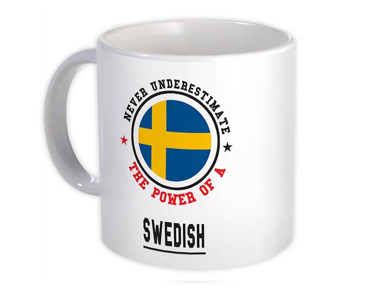 Geschenkbecher: Schweden-Flagge