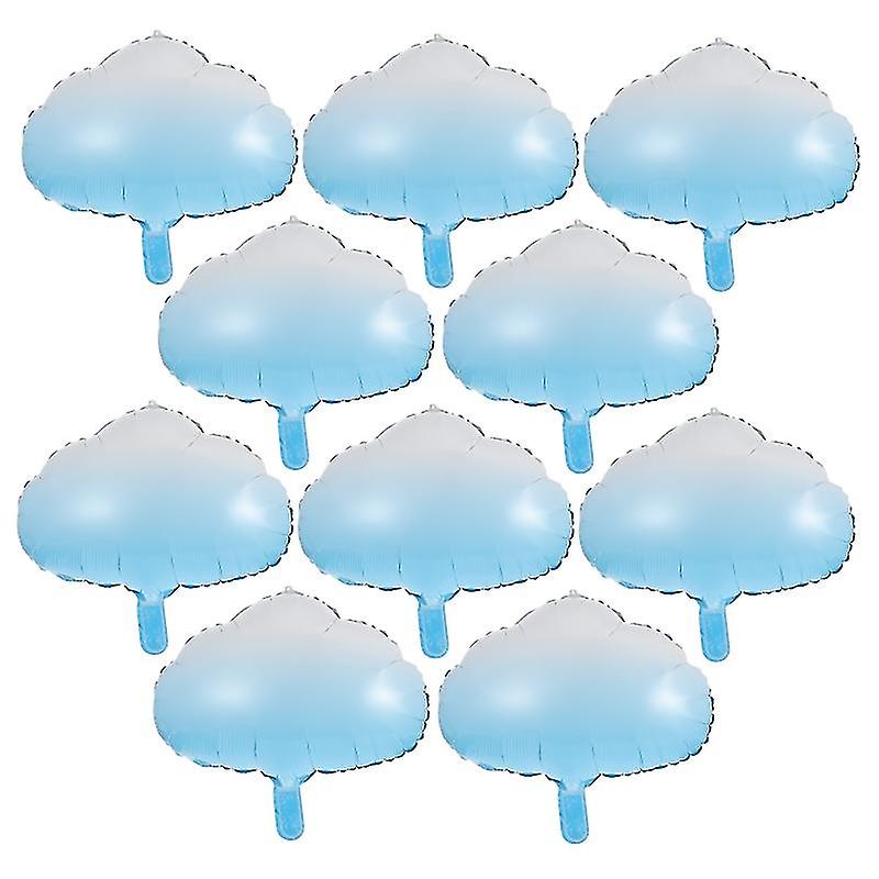 10pcs Cloud Shape Balloons
