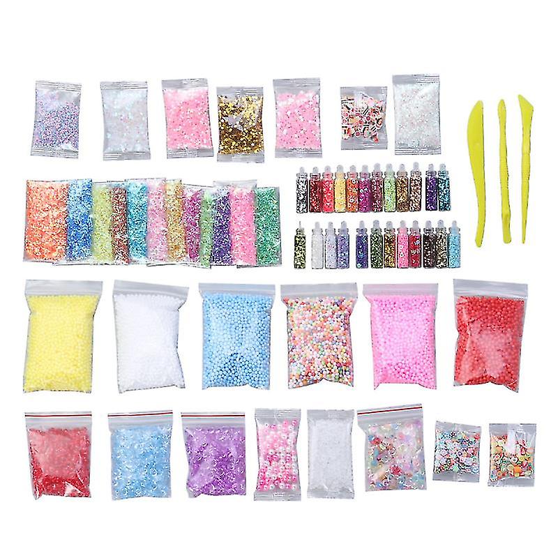 60pcs Colored Particles
