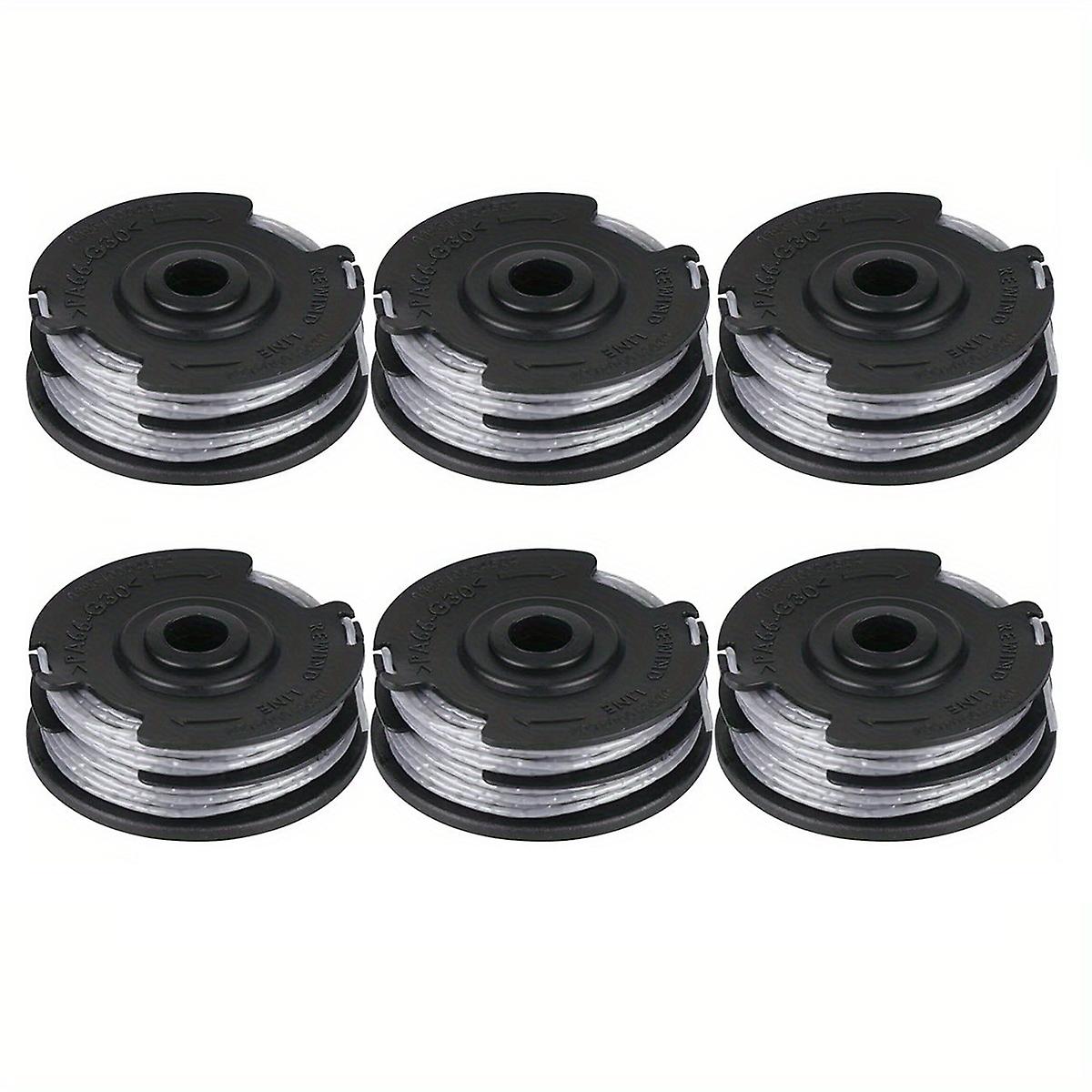 6Pcs F016800351 Mower Spool Set for Bosch ART 30-36 LI / ART 24 / ART 30 Lawn Mower Trimmer Spoo