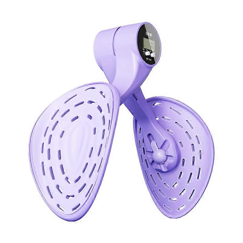Inner thigh trainer hip trainer intelligent counting purple