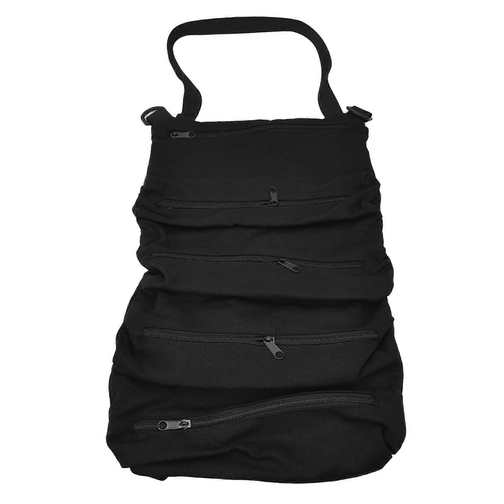 Tool Roll Up Bag Durable Oxford Fabric Wide Application Easy Storage Secure Closure Easily Accessable Roll Up Tool Bag