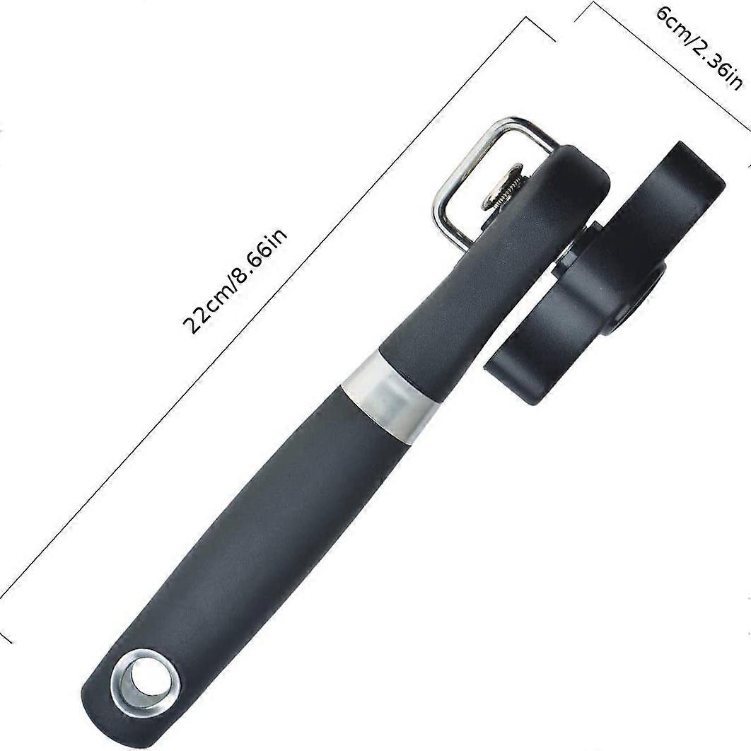 Can Opener, Manual Stainless Steel Can Opener With Durable Safety Ergonomic Handle, Kitchen Utensils, Kitchen Gadgets