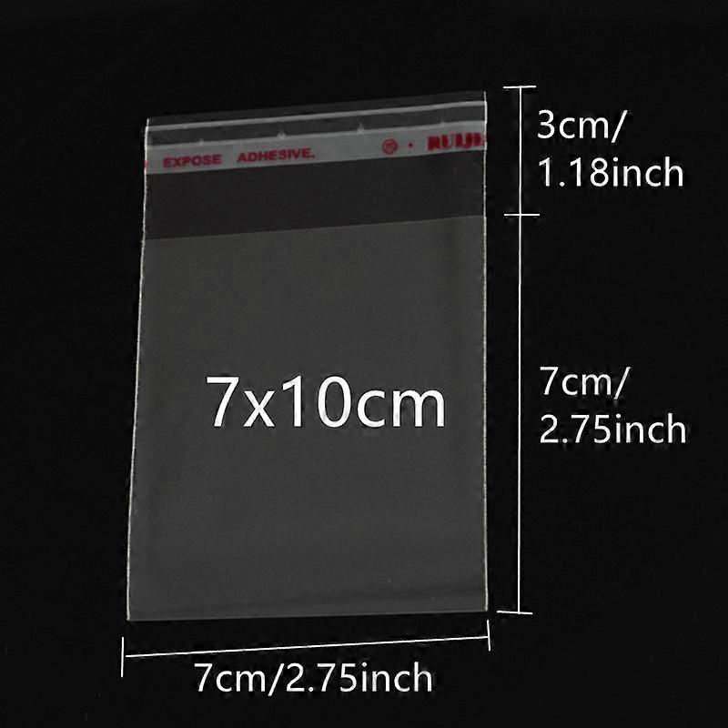 100pcs, Small Transparent Repeatable Bag 4x5 Inch, Baking Packaging Bag, Polypropylene Bag For Candy And Bread, Chocolate Jelly Biscuit Packaging, Sel