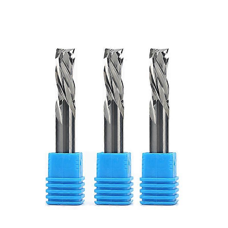 Fraisage Cutter Woodwork Up & Down Cut 2 Flouts Spiral Carbide Fraising Tool, Cnc Router, Compression Wood End Mill Cutter Bits