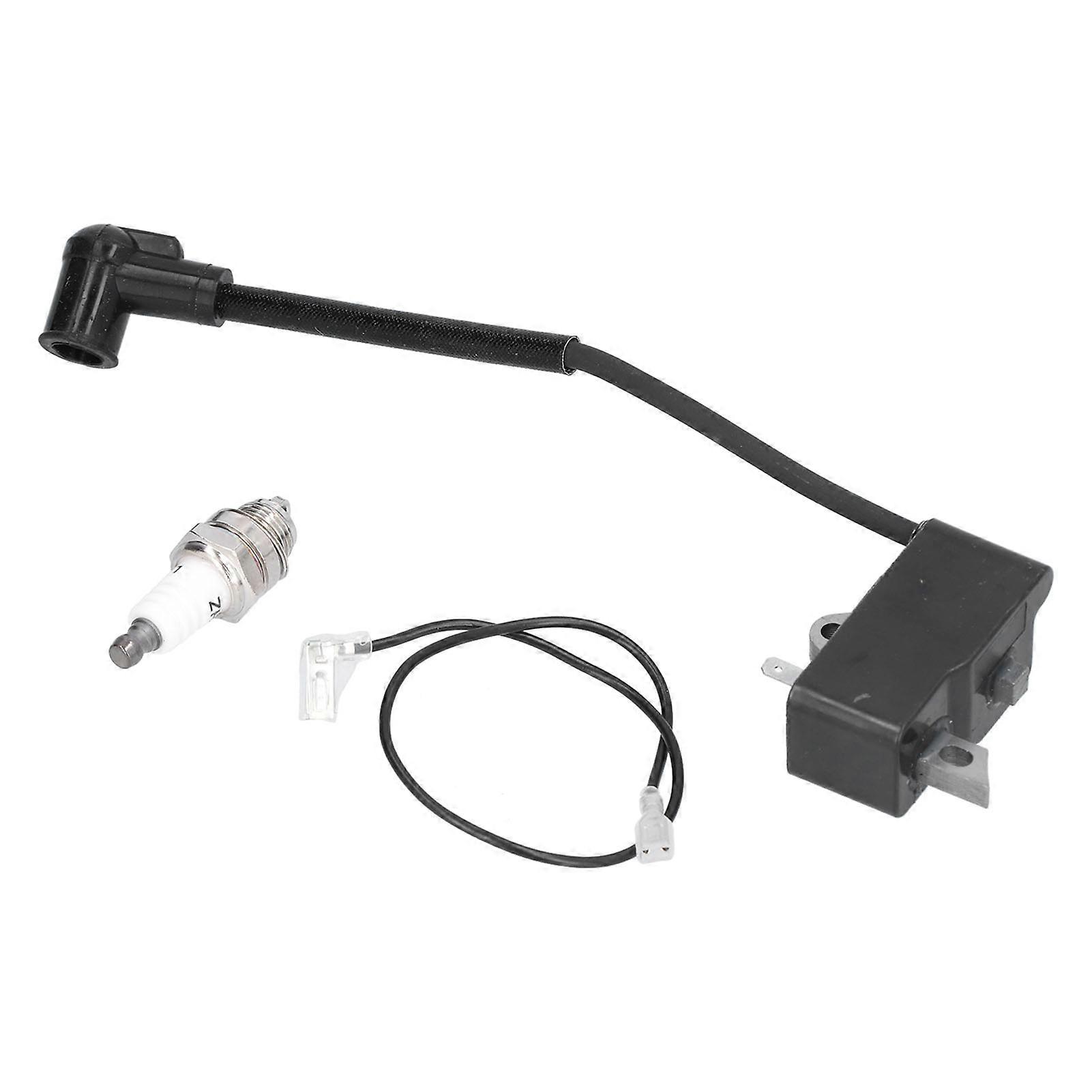 Ignition Coil Sparking Plug Kit Replacement Fit for Stihl FS80 FS80R FS85 KM55 FR85