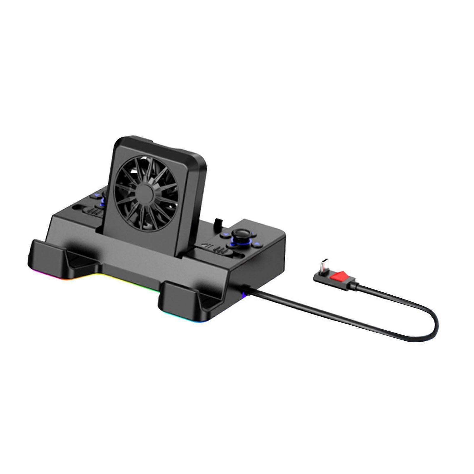 Game Console Storage Bracket Multifunction Holder Stand Base for Smartphones black
