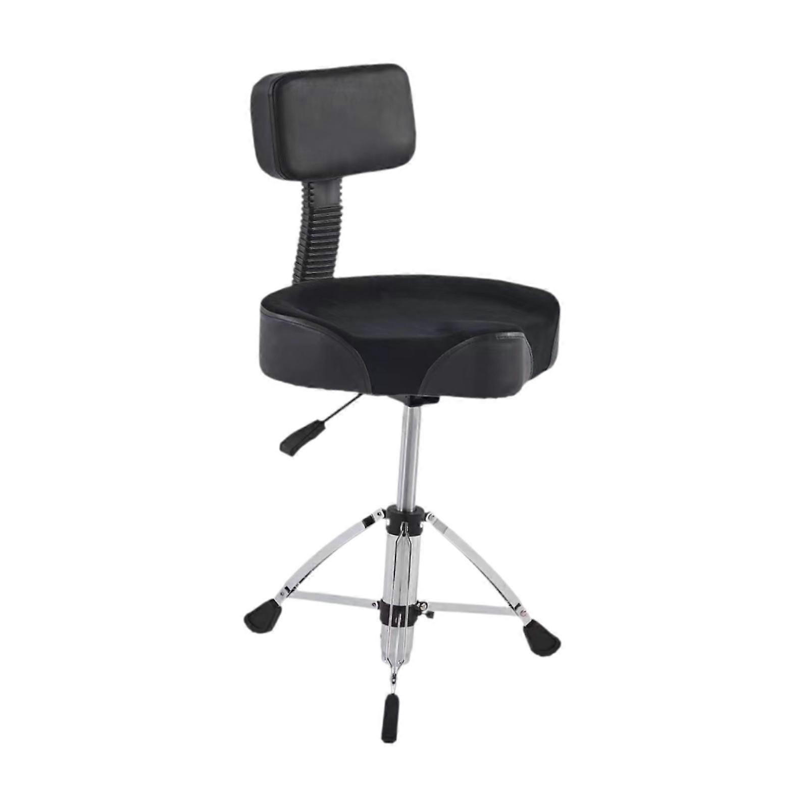 Drum Throne με πλάτη Φορητή σέλα Κάθισμα τυμπάνου για ενήλικες Drummers Παιδιά