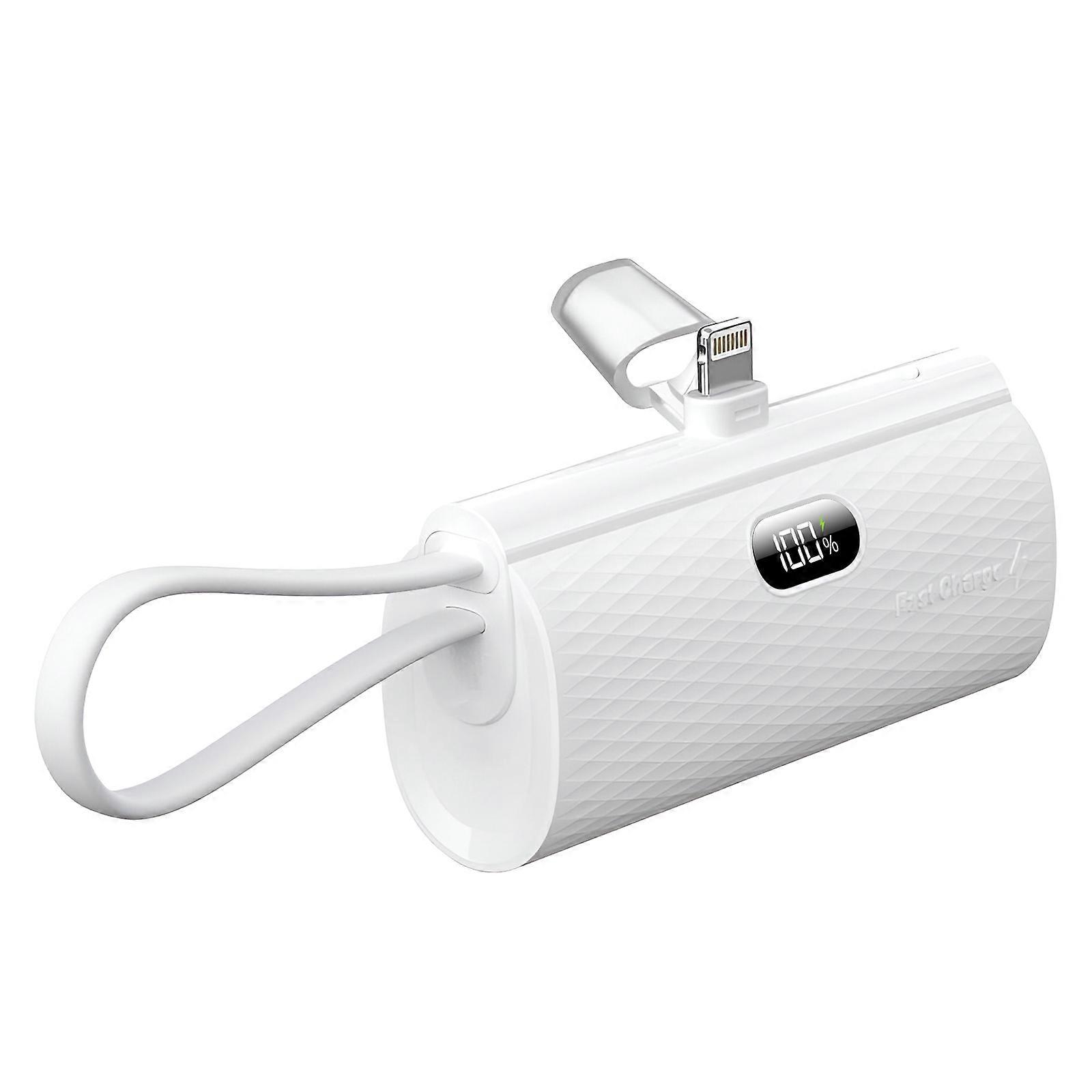 Powerbank Capacity 5000mAh Lightning and USB C connectors 20W