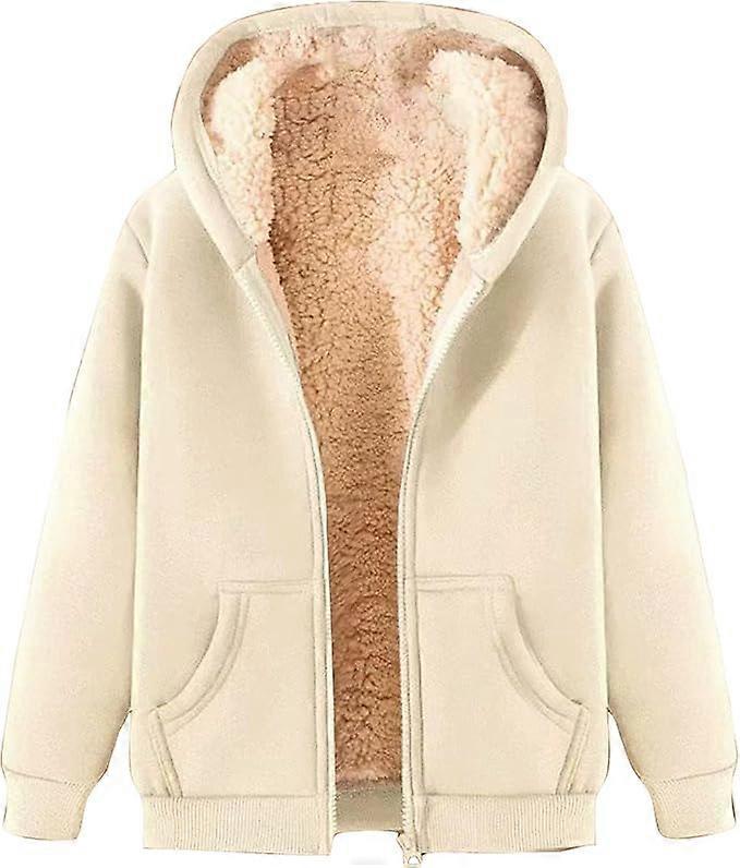 Winter Jacket Women's Warm Fleece Jacket with Hood