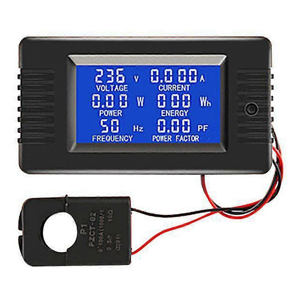 PZEM-022 Digital Power Meter 100A AC Voltage Current Power Frequency Watt Factor Energy Meter