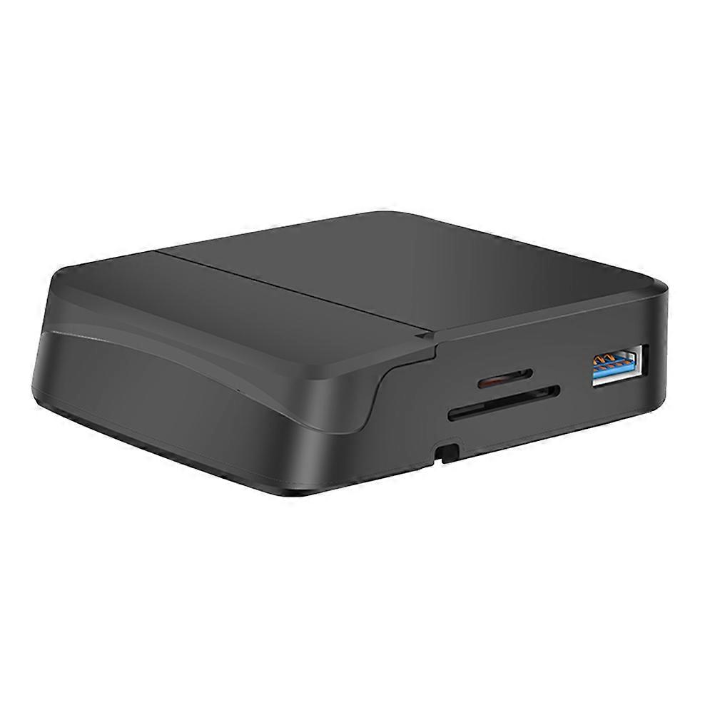 8 In 1 Type-C Hub Splitter Multi Port Adapter Phone Holder USB Docking Station