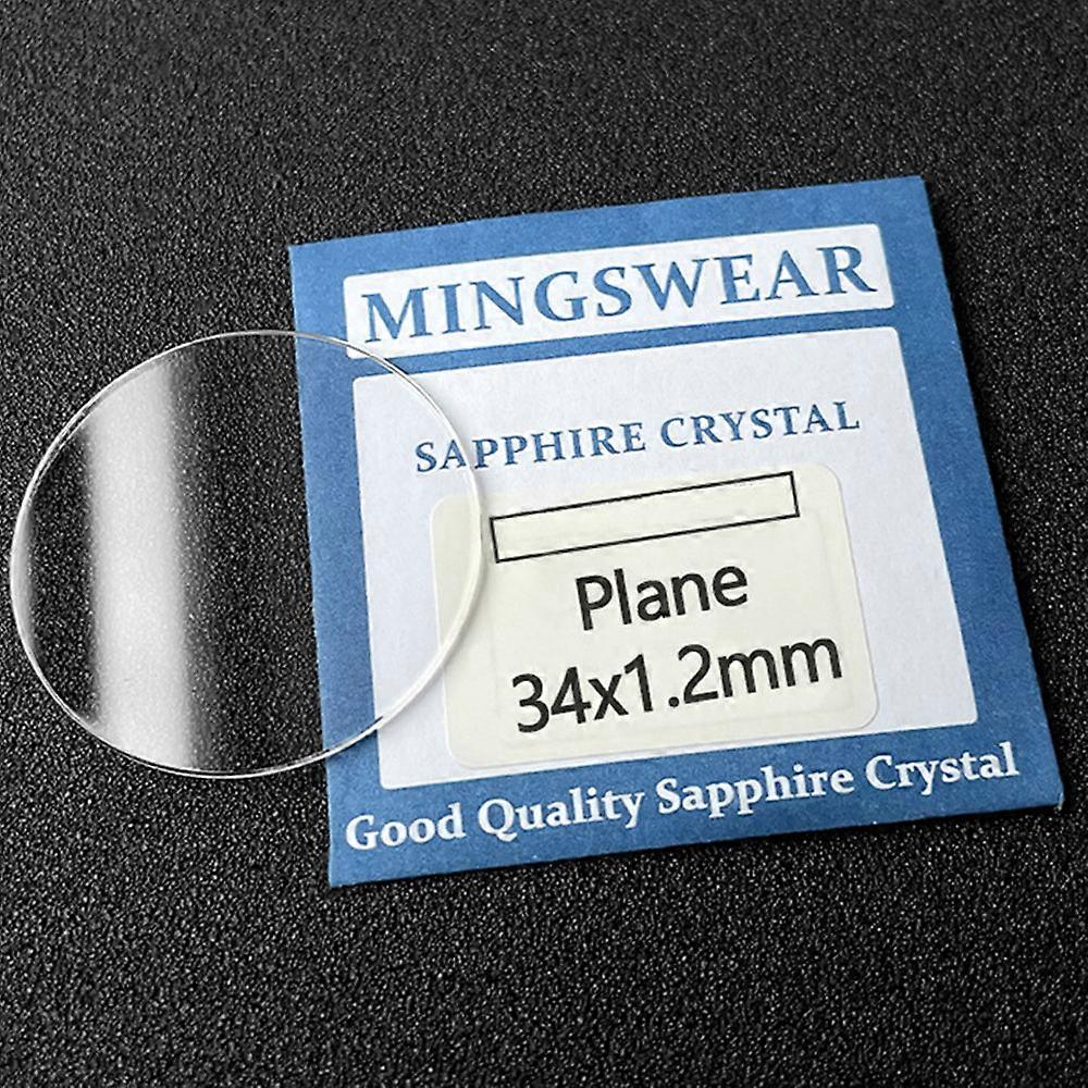 82Pcs Set 20mm-40mm Assortment Round Watch Sapphire Glass Part 1.2mm Thickness 2pcs For Each Size