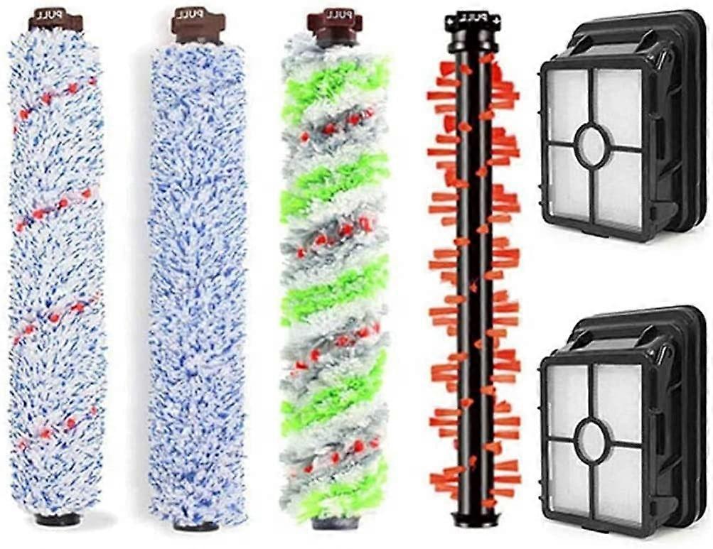 Bissell Crosswave Vacuum Cleaner Accessories - 4 Main Brush + 2 Filter Screen Set