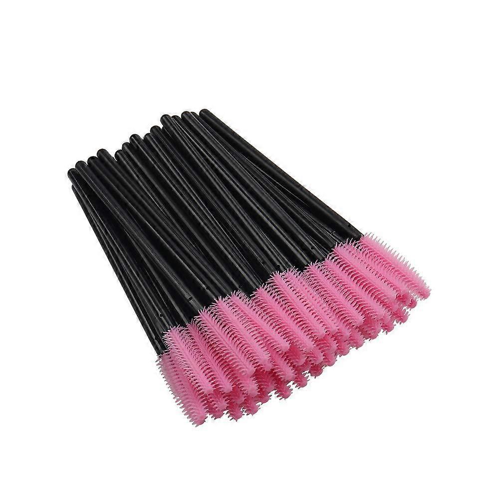 100 Pieces Disposable Silicone Mascara Applicator Brush Makeup Tool (A)