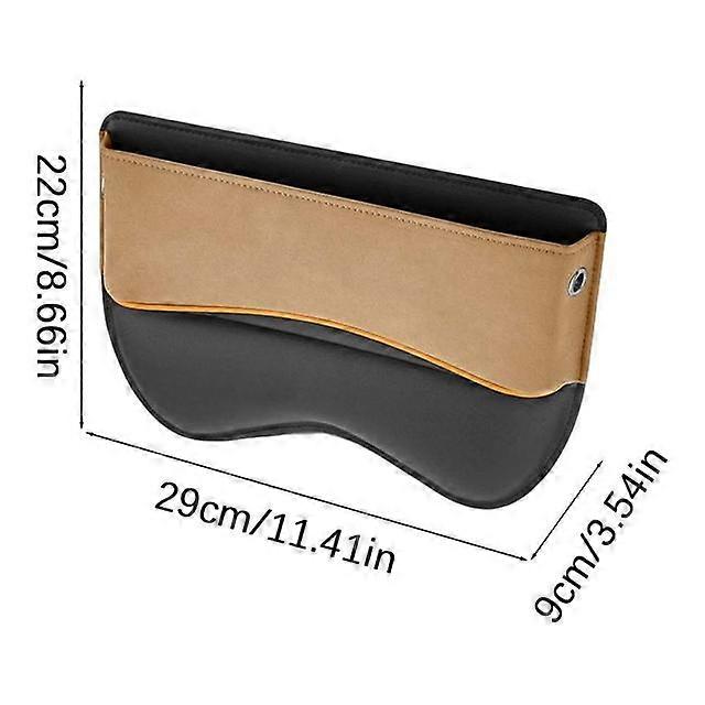 Car Seat Gap Filler Pockets Multifunction Universal Storage Box Console Side Seat Gap Filler Front Seat Organiser Auto Accessory