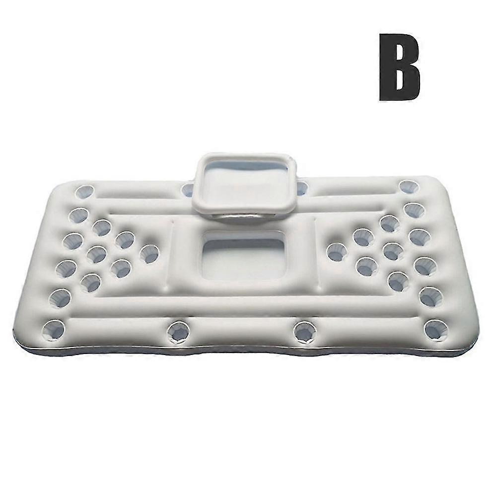 28 Cup Holder Inflatable Beer Pong Table Pool Float Summer Water Party Fun Air Mattress Cooler Float