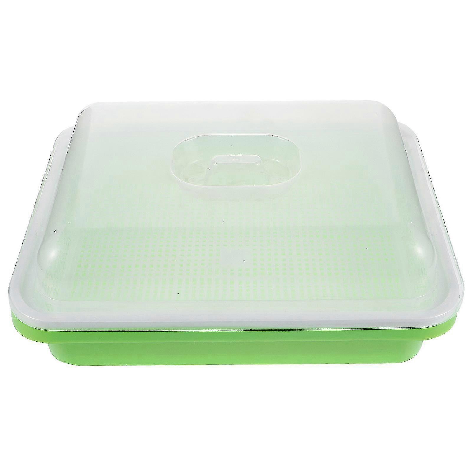 Thickened Sprouter Tray with Lid Germination Nursery Tray Tray