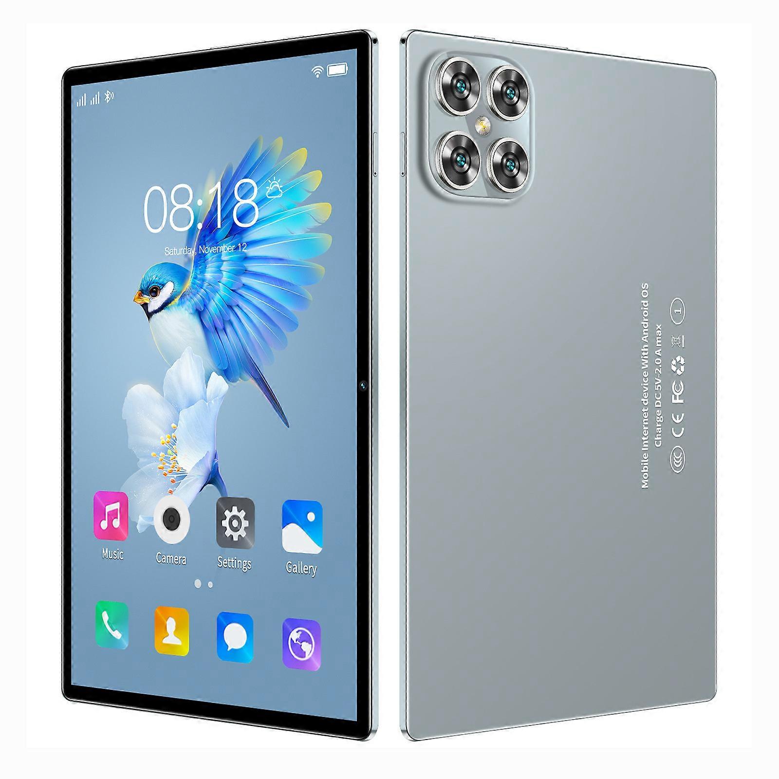 New 2+16G All Netcom 10.1inch Android Tablet Computer 10 Core IPS HD Ultra-thin Screen WiFi Bluetooth Voice Call Game Office Learn Tablet SIM Communic