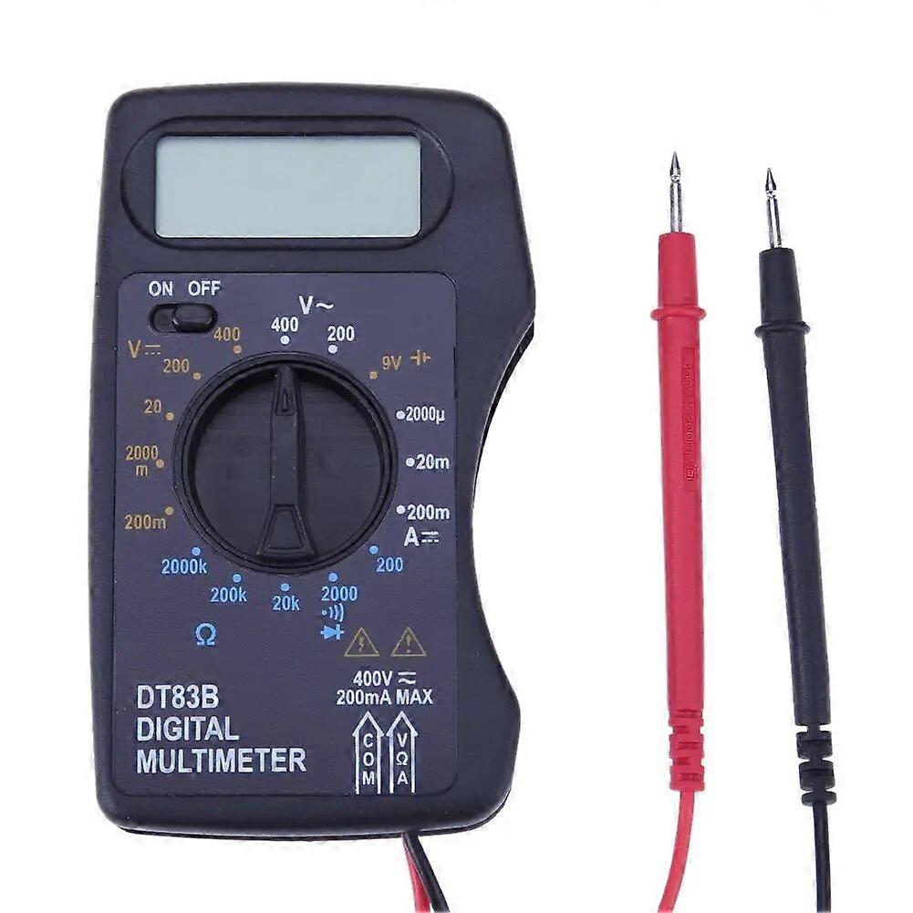 DT83B Pocket Digital Multimeter Ammeter Voltmeter DC/AC Resistor Ohm Voltage Multi Meter Tester Electrical Instruments