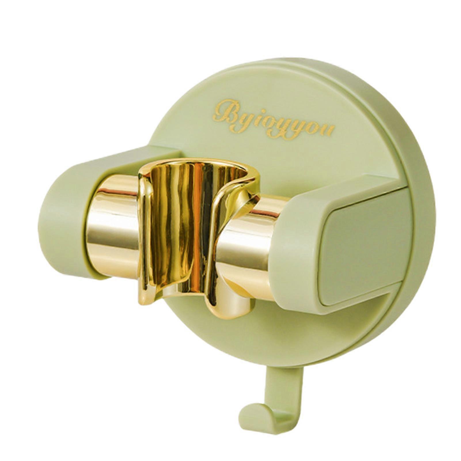 Adjustable Shower Head Holder with Hook Wall-Mounted Punch-Free Shower Stand