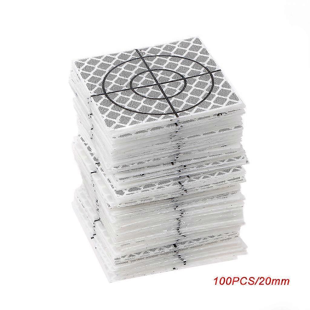 100 Pcs Reflector Sheet Reflective Tape Target Total Station 20/30/40/50/60mm