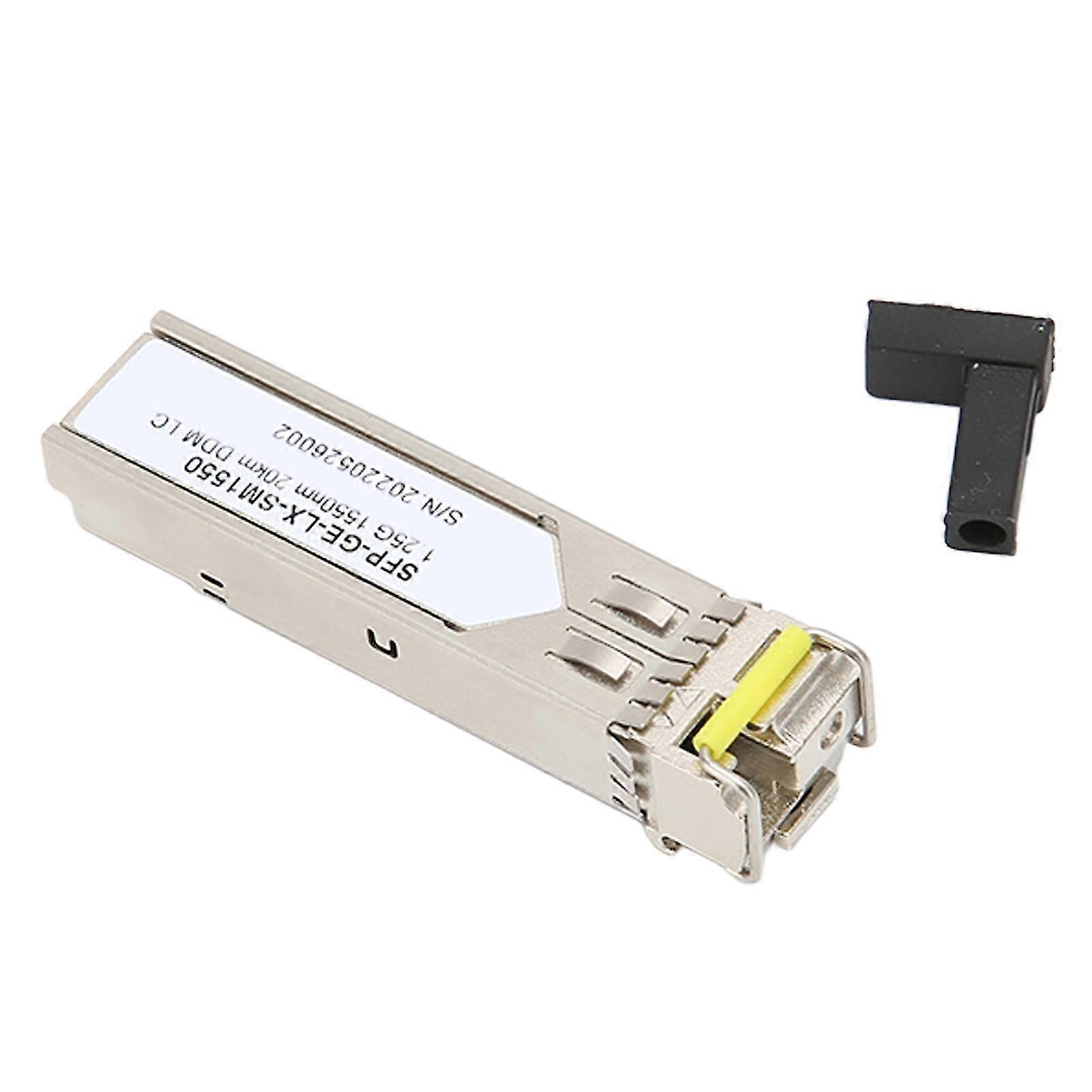 1.25G 1550nm Single Fiber Single Mode SFP Transceiver - 20KM Reach, Plug and Play, DDM Supported