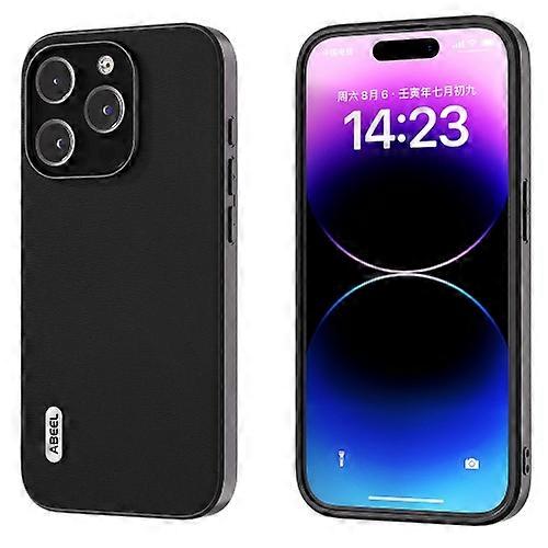 For iPhone 15 ABEEL Haze Texture PU Mobile Phone Case
