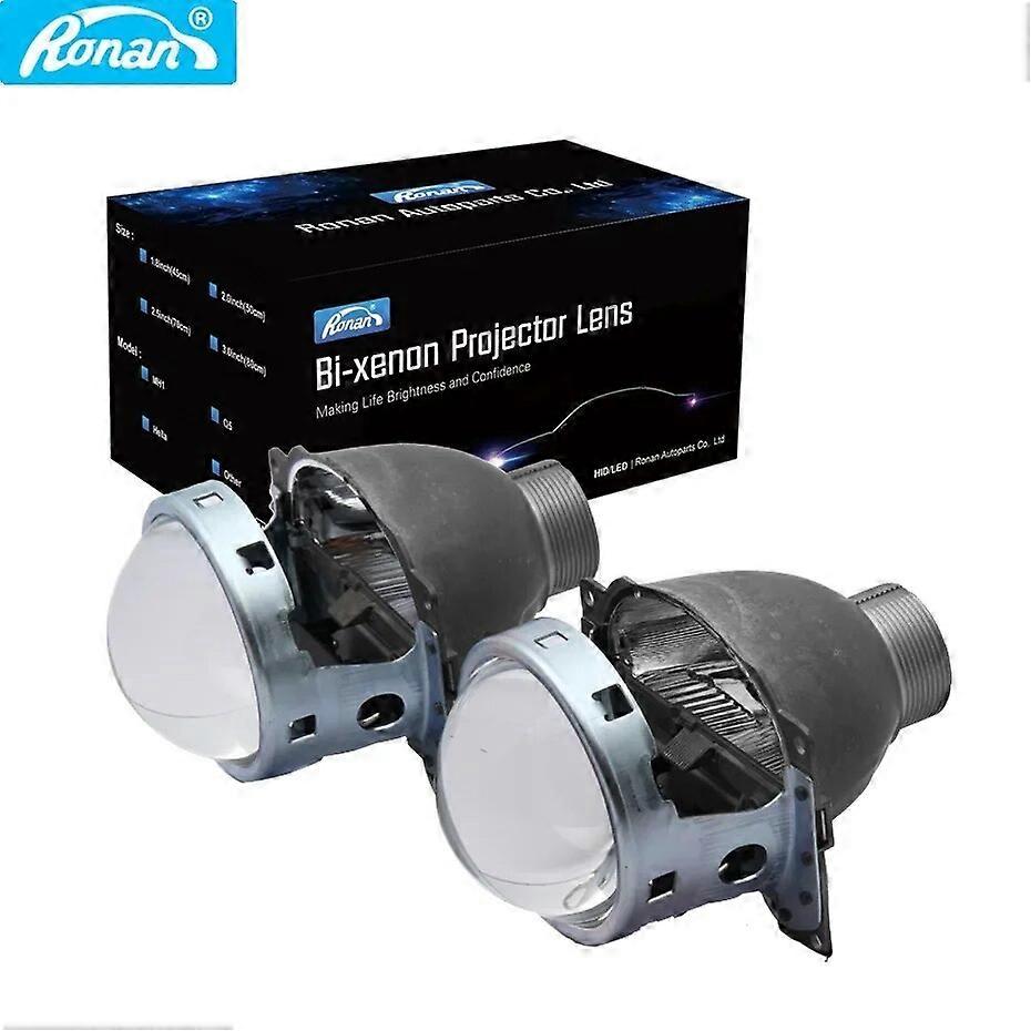 2pcs 3.0'' Bi-xenon HID H4 Projector Lens Q5 use xenon bulb D2H Quick Install for Car headlight Free