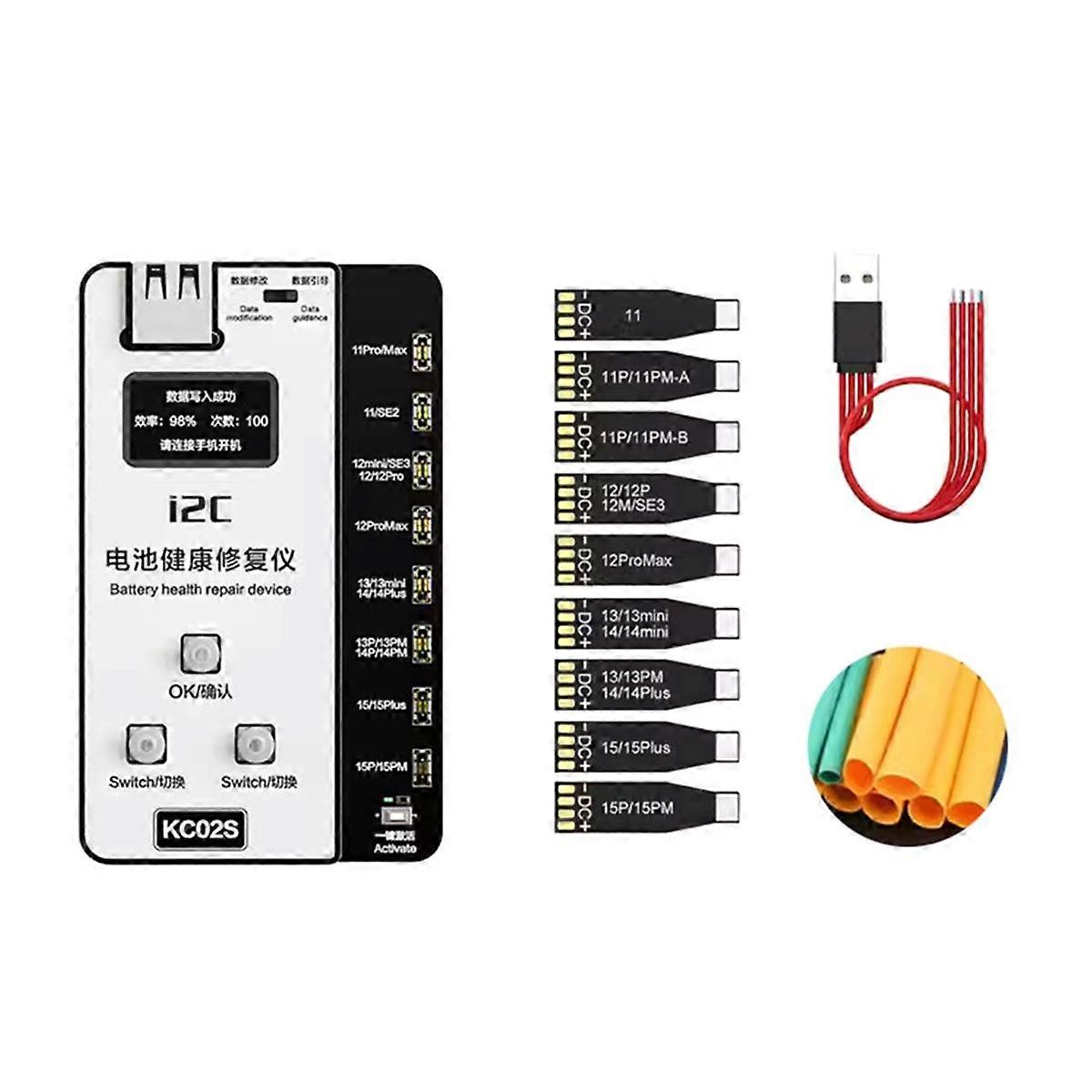 KC02S Battery Health Repair Device for -15PM Battery Free External Cable Change Efficiency