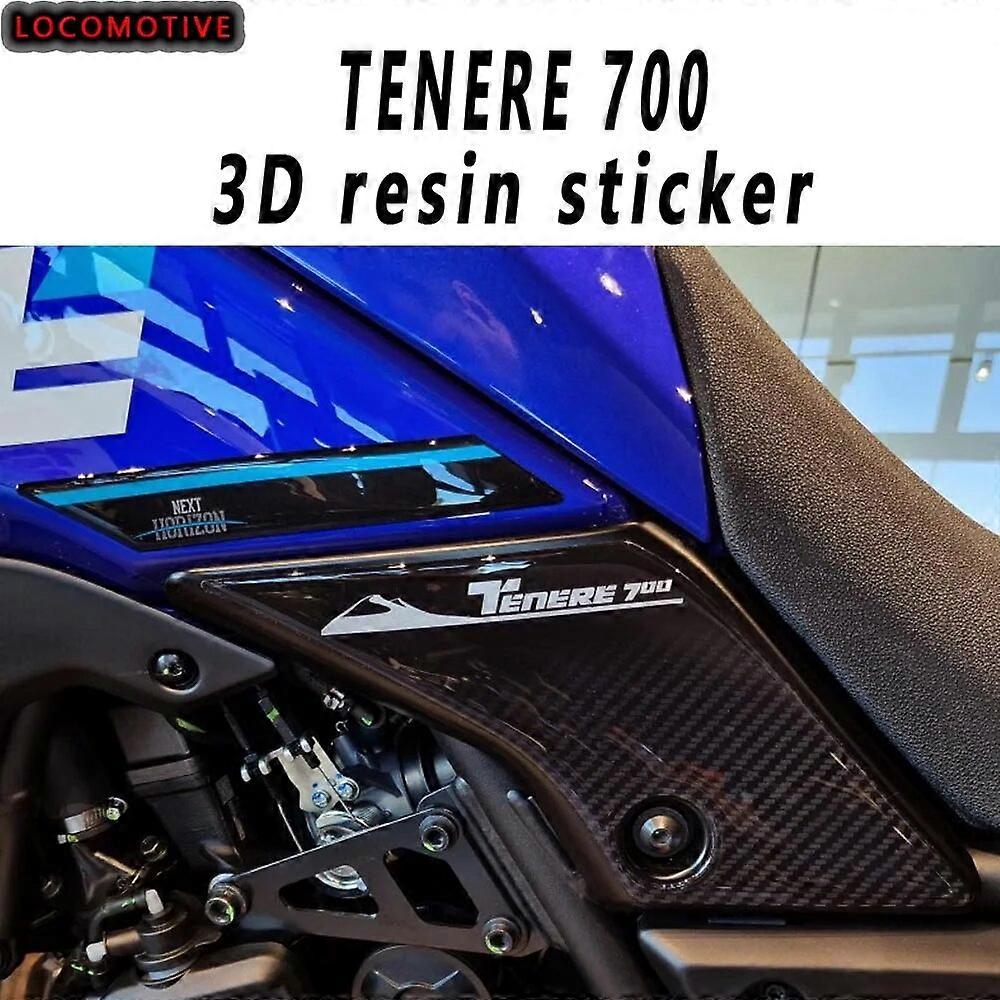 Yamaha Tenere 700 Tank-Aufkleber Schwarz - Rutschfeste Gummi-Pads Für 2019-2021 Modelle
