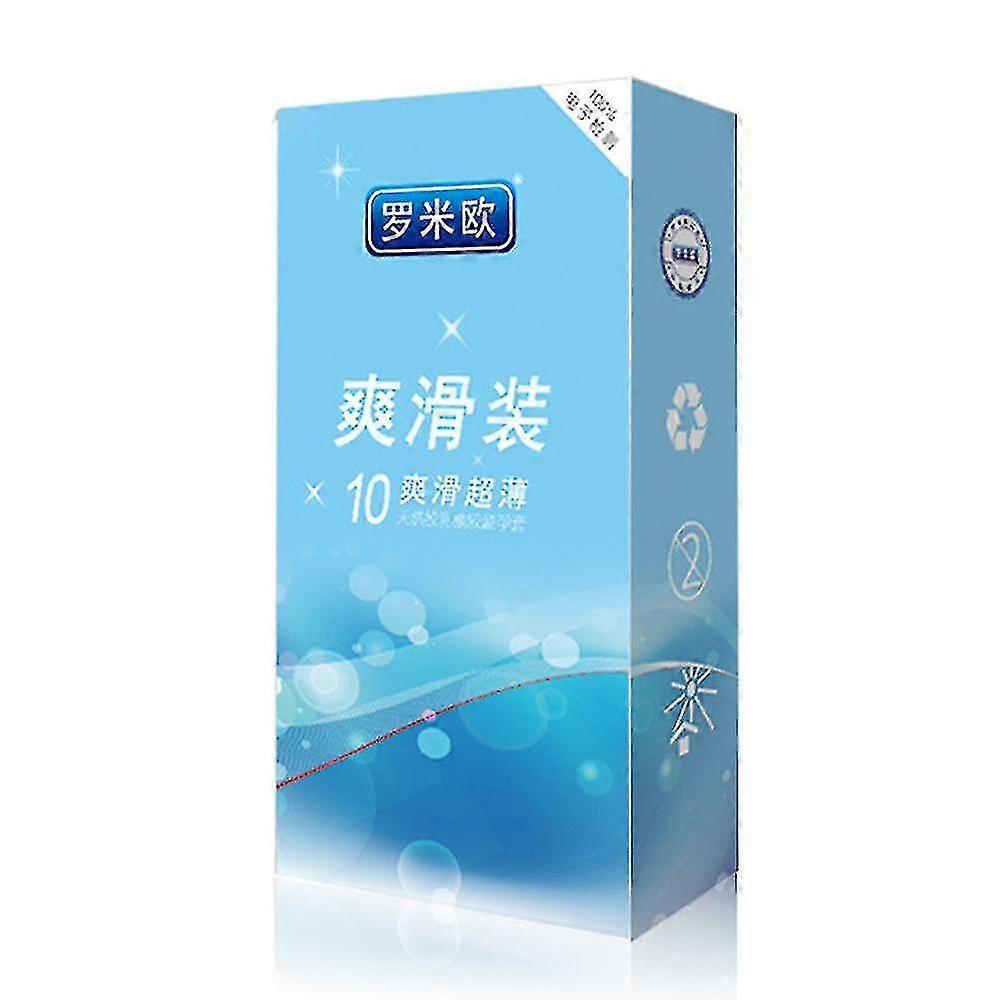 10pcs Lubricated Thin Condoms Sensitive Waterproof For Men Free Natural Feeling