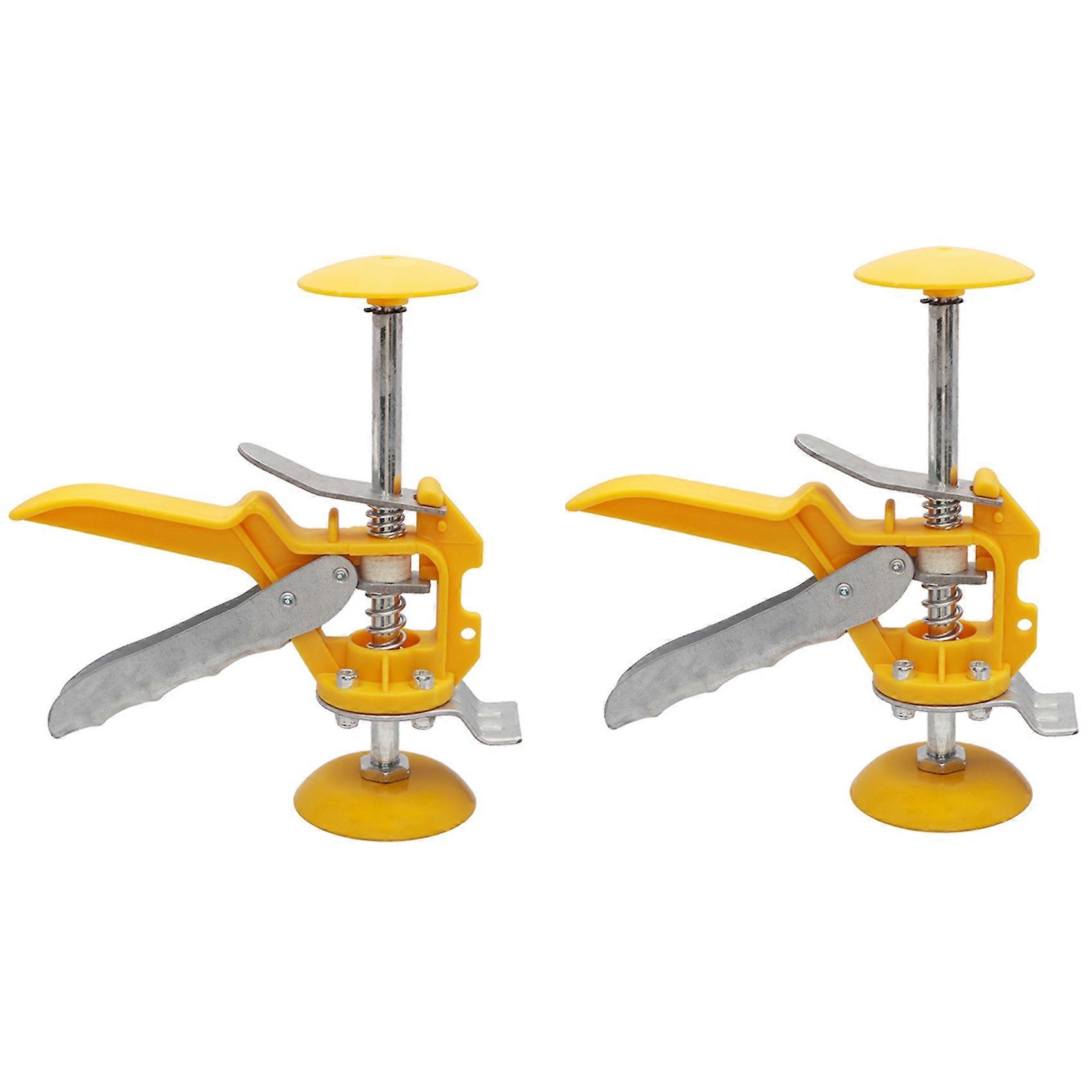 2PCS Auxiliary Tool for Tiling Tiles to Level the Top Height of the Tile Riser Adjustment Locator