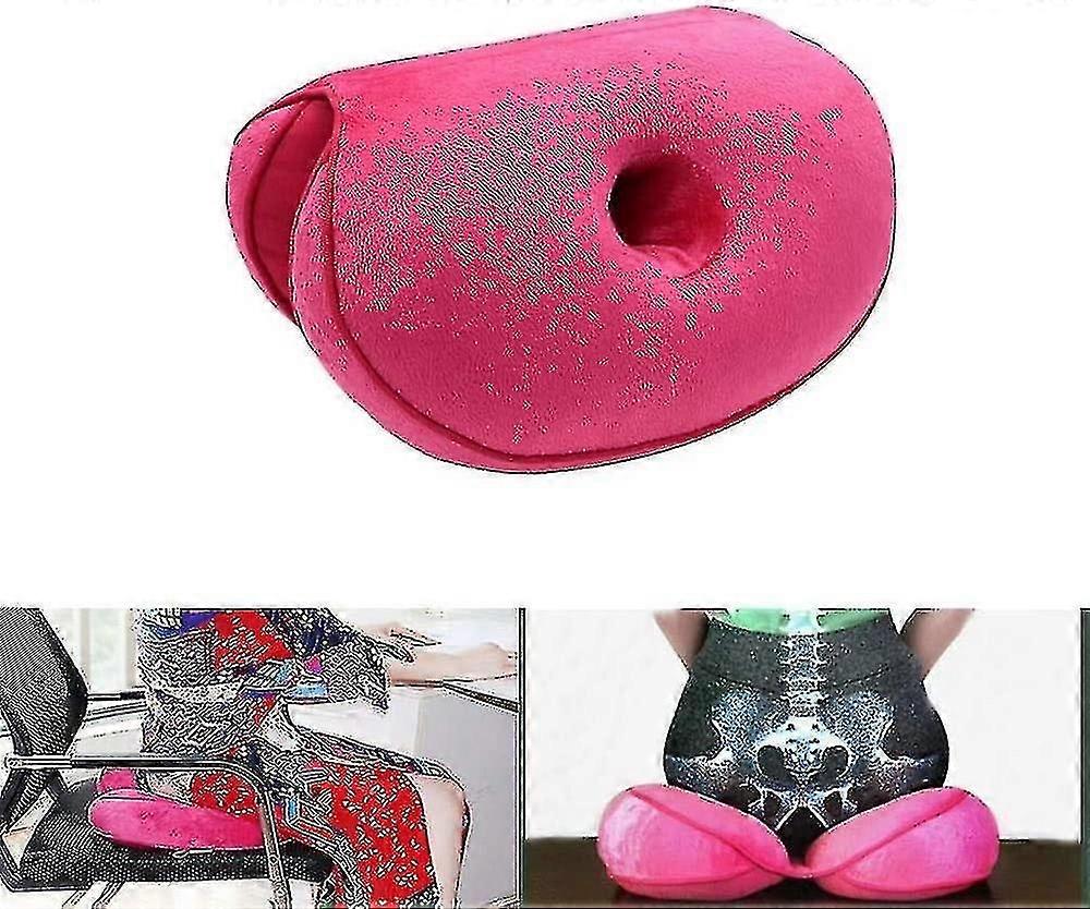 Sciatica Orthopedic Cushion - Relieves Hip Pain, Pink