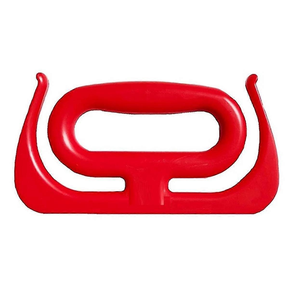 מחזיק ידית מנשא שקיות מכולת - רב תכליתי - לשאת שקיות קניות מיכלי פרופאן דליים 5 גלון צבע אדום 1pcs