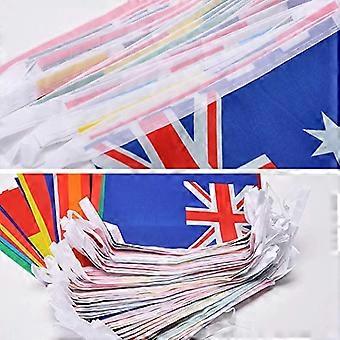 Lateinamerika Flaggen Banner | 22 Länder Wimpelkette | 9,2m Länge | Für Party & Dekoration