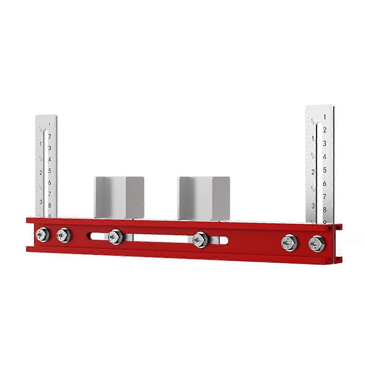 Punching Positioning Ruler for Wardrobe Boom Installation Carpentry Drilling Locator Suspension Rod
