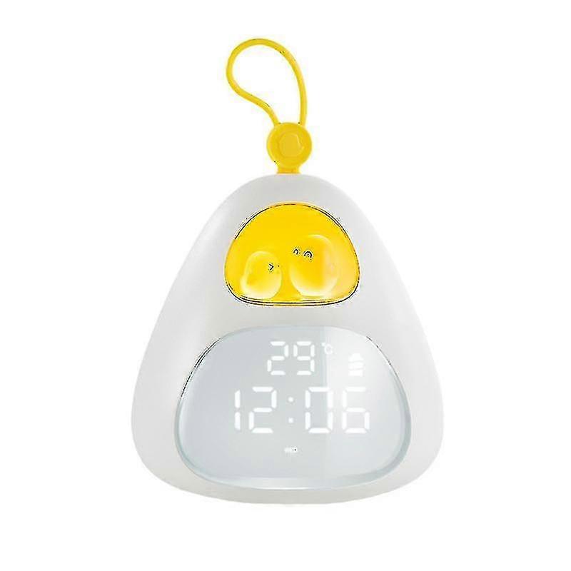 Children's Alarm Clock Cartoon Usb Charging Bedside Led Night Light
