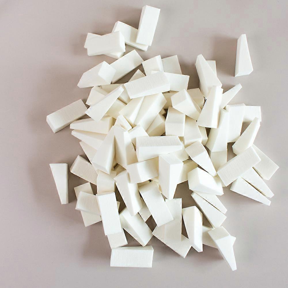 Set of 100 Pieces Sponge Craft Gradient Transfer Stamper