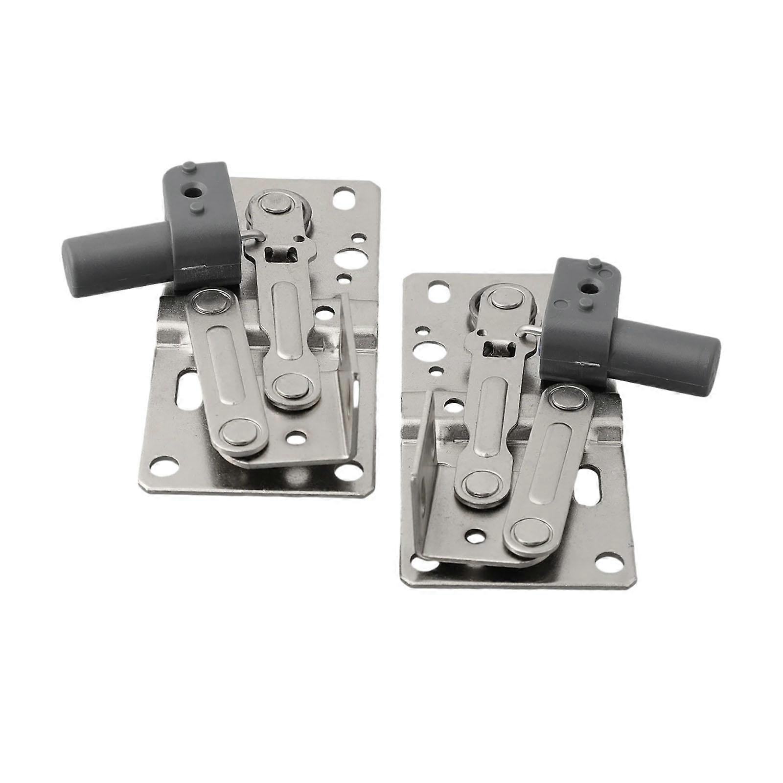 1 Pair Soft Close Flip Out Tray Hinges Multipurpose Accessory 45 Degrees Tilt