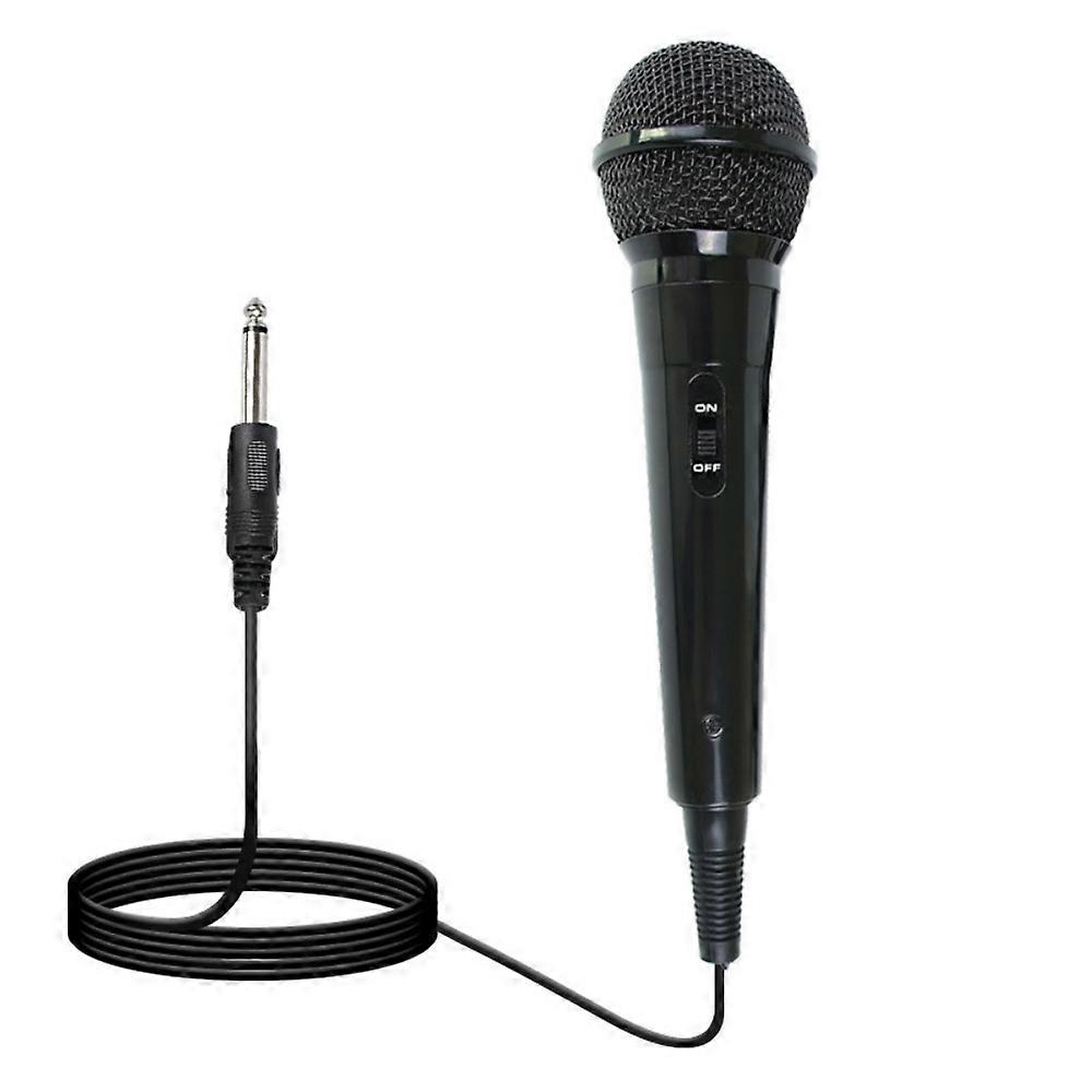 Wired microphone - Integrated tube 6.5MM socket for audio equipment with microphone connector - English