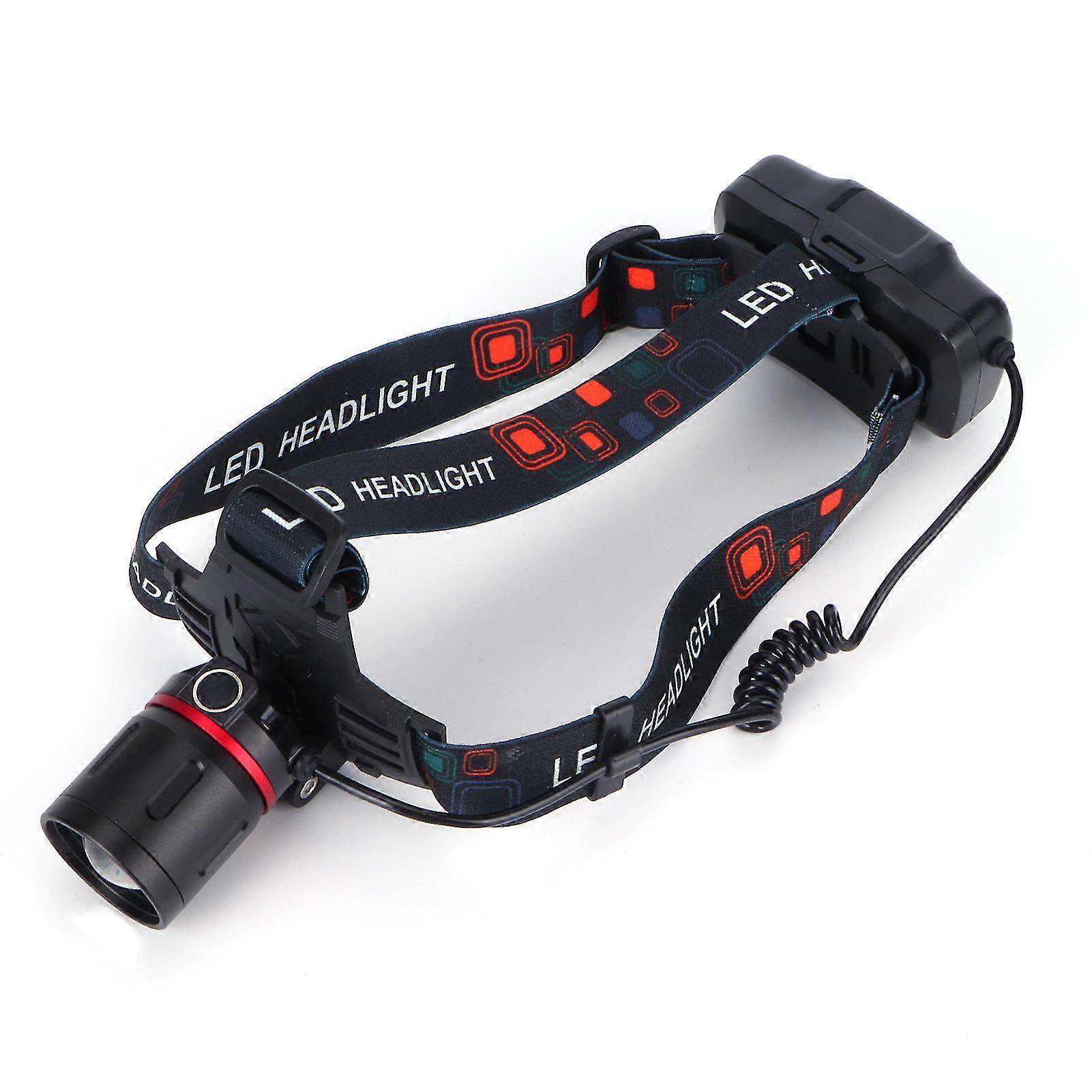 Adjustable USB LED Red Light Headlamp for Hunting Detecting Beekeeping