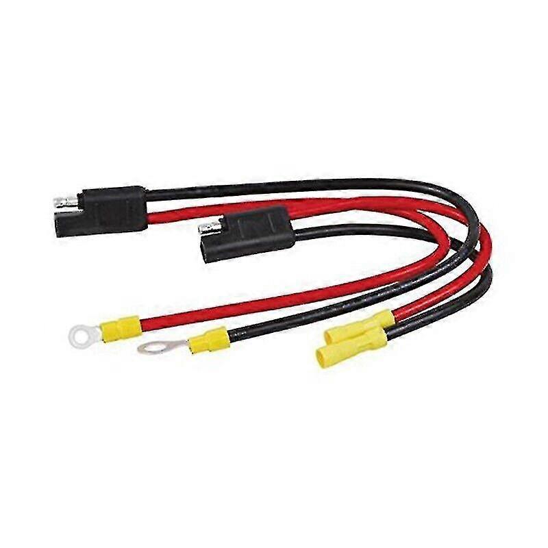 Wire Cable Replacement Sae Power Connecting For Yacht Motor Durable.(red+black)(2pcs)
