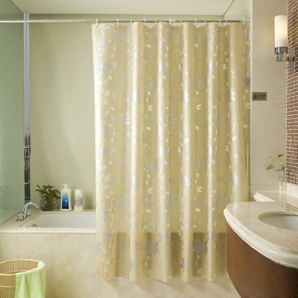 Tenda da doccia Kaxich 3D Tende da bagno impermeabili EVA semitrasparenti resistenti alla muffa Tenda da bagno lavabile ecologica 180x180 cm (71x71...