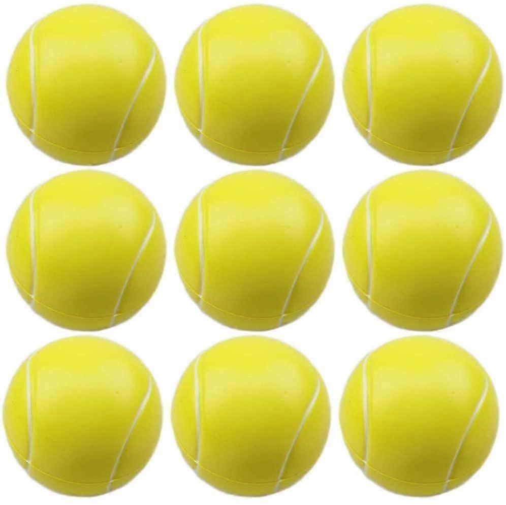 Foam Balls, Pack Of 9 Foam Tennis Balls Olm